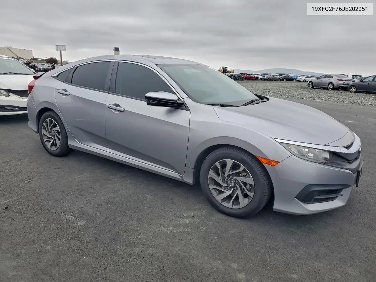 19XFC2F76JE202951 2018 Honda Civic Ex