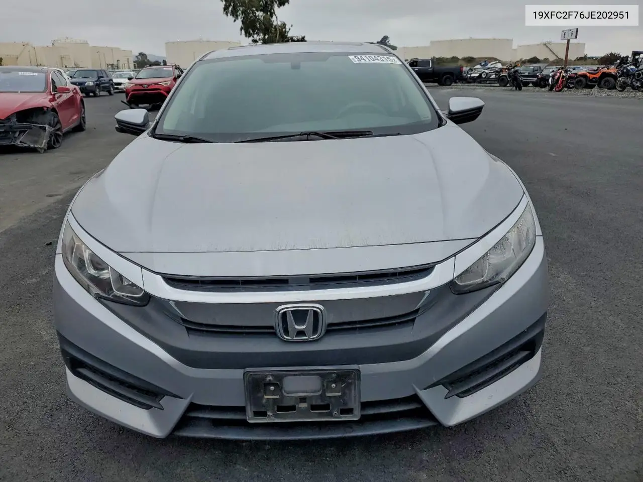 19XFC2F76JE202951 2018 Honda Civic Ex
