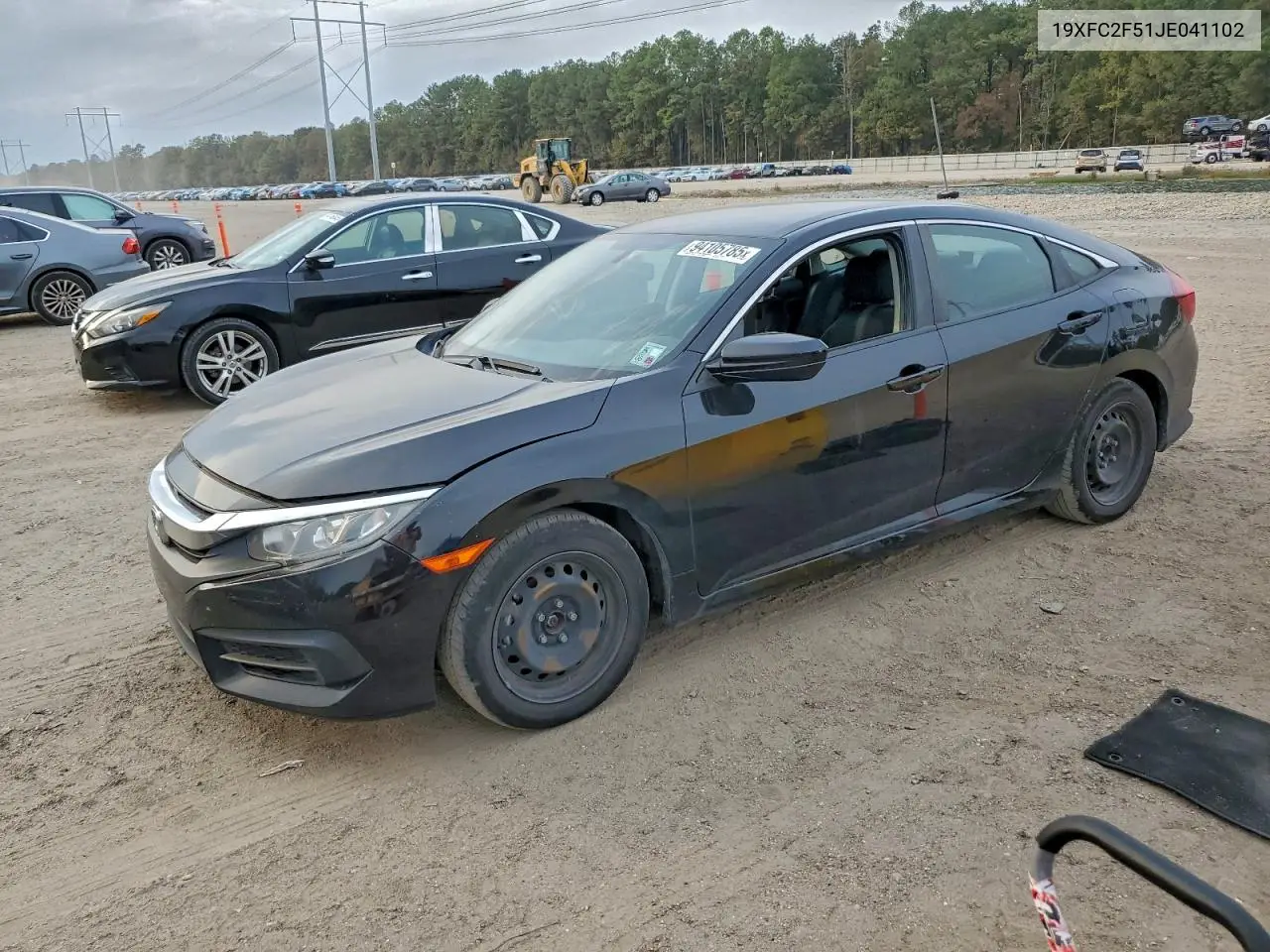 19XFC2F51JE041102 2018 Honda Civic Lx