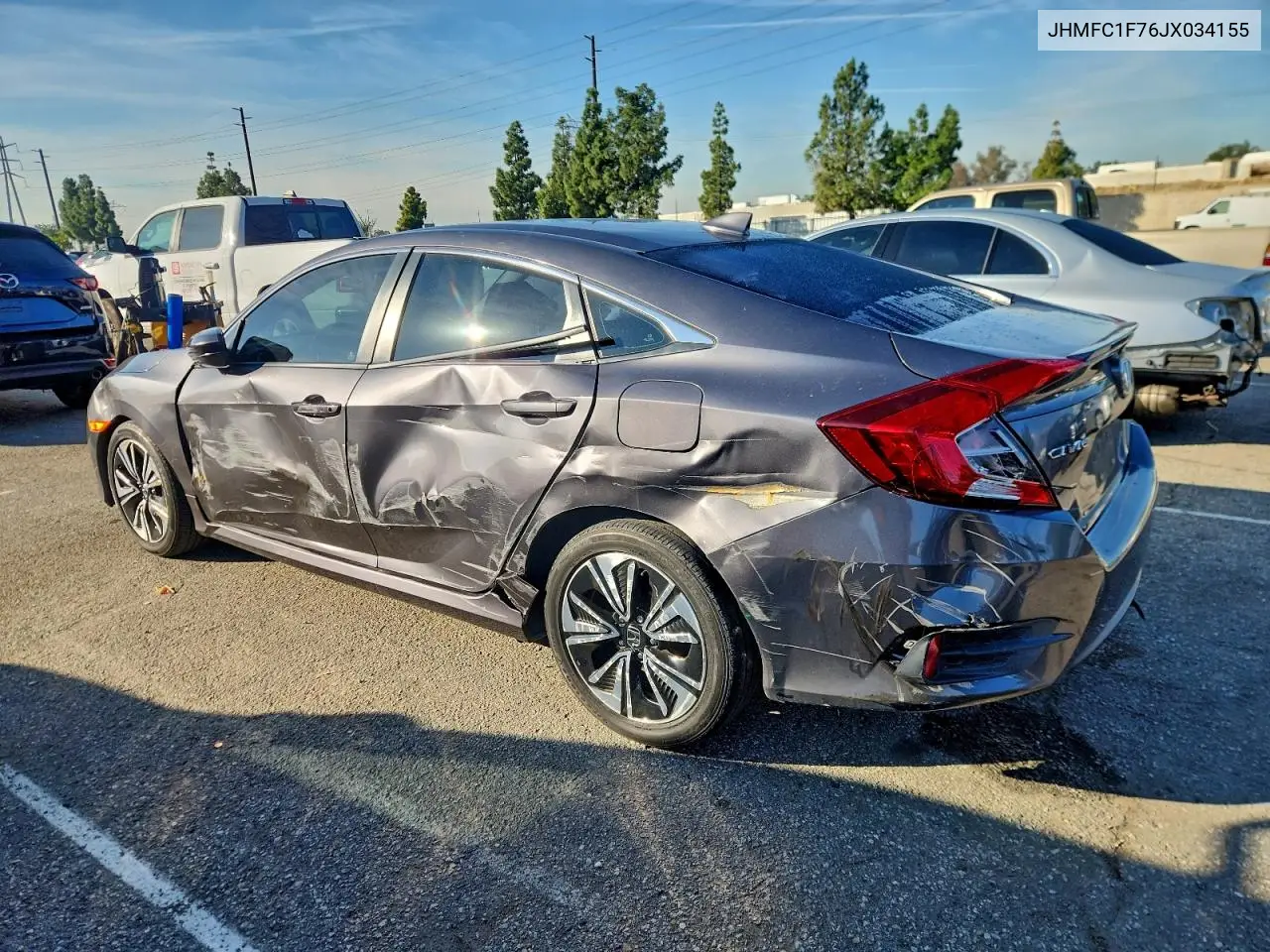 JHMFC1F76JX034155 2018 Honda Civic Exl