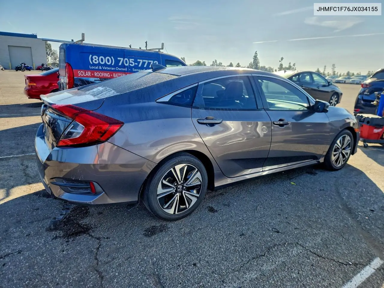 JHMFC1F76JX034155 2018 Honda Civic Exl