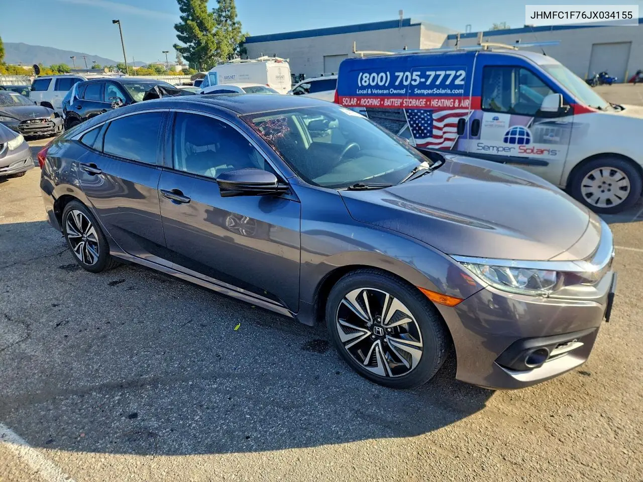JHMFC1F76JX034155 2018 Honda Civic Exl