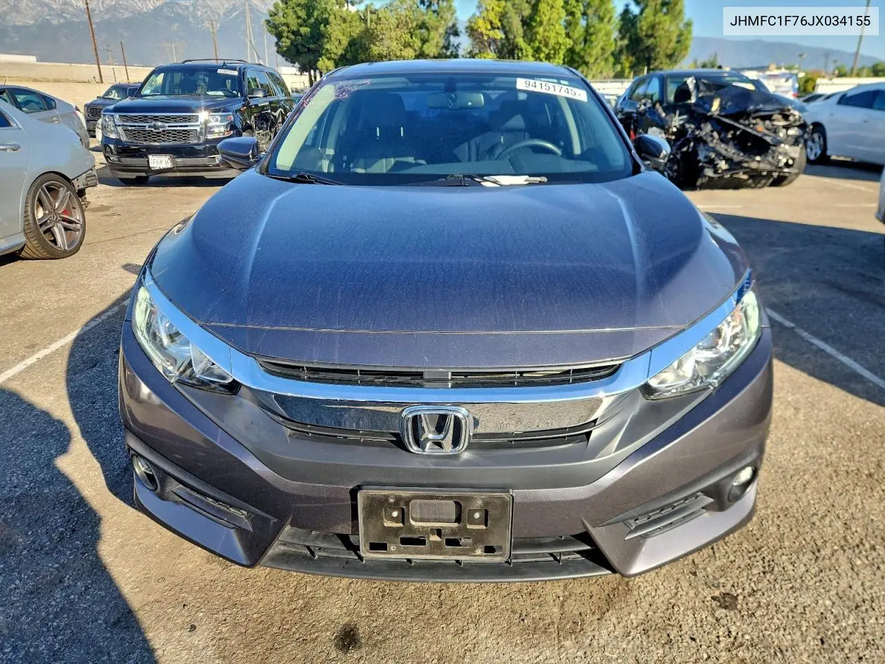 JHMFC1F76JX034155 2018 Honda Civic Exl
