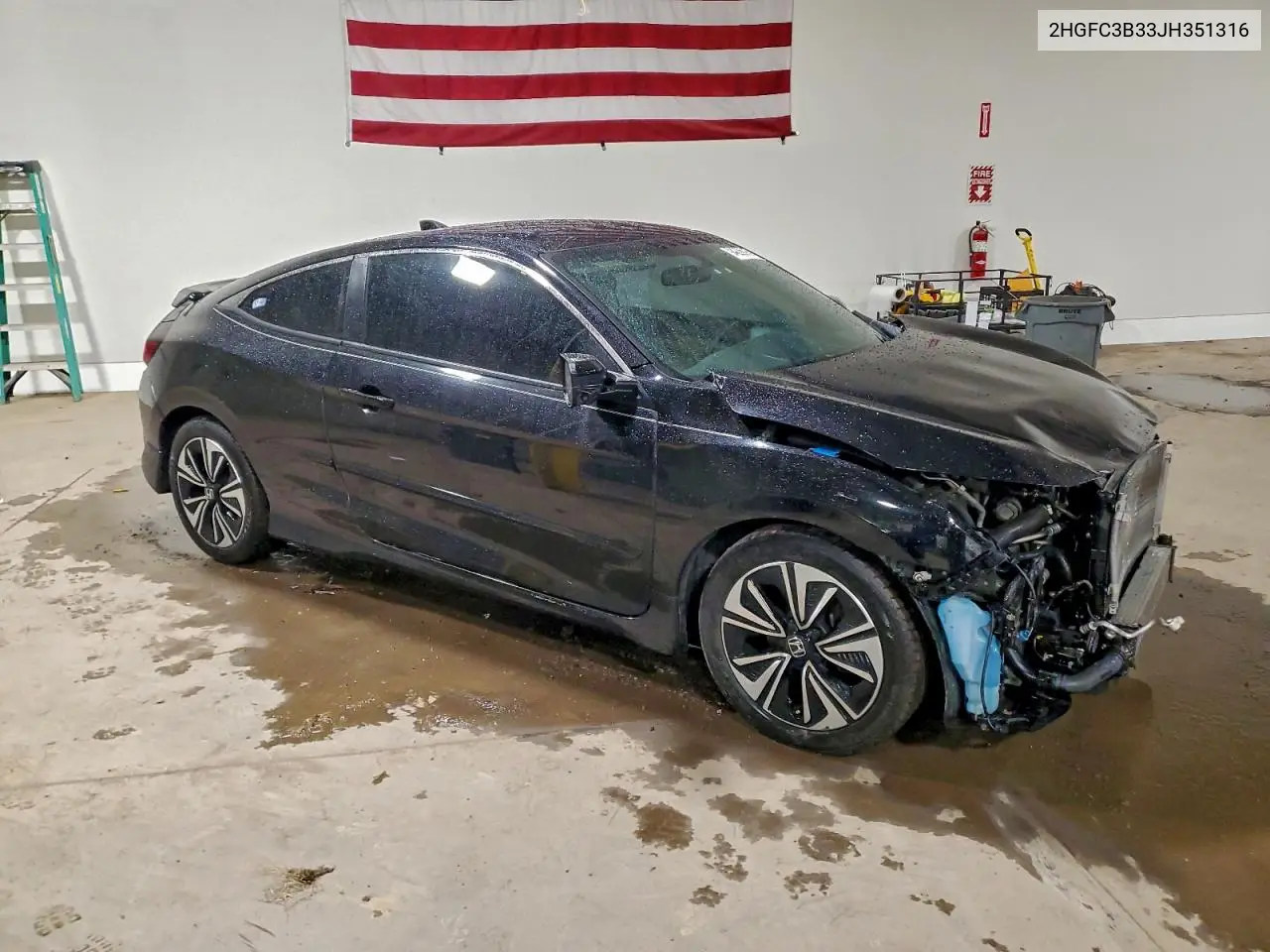 2HGFC3B33JH351316 2018 Honda Civic Ex
