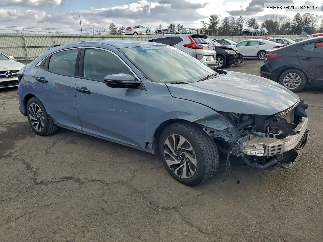 SHHFK7H21JU425117 2018 Honda Civic Lx