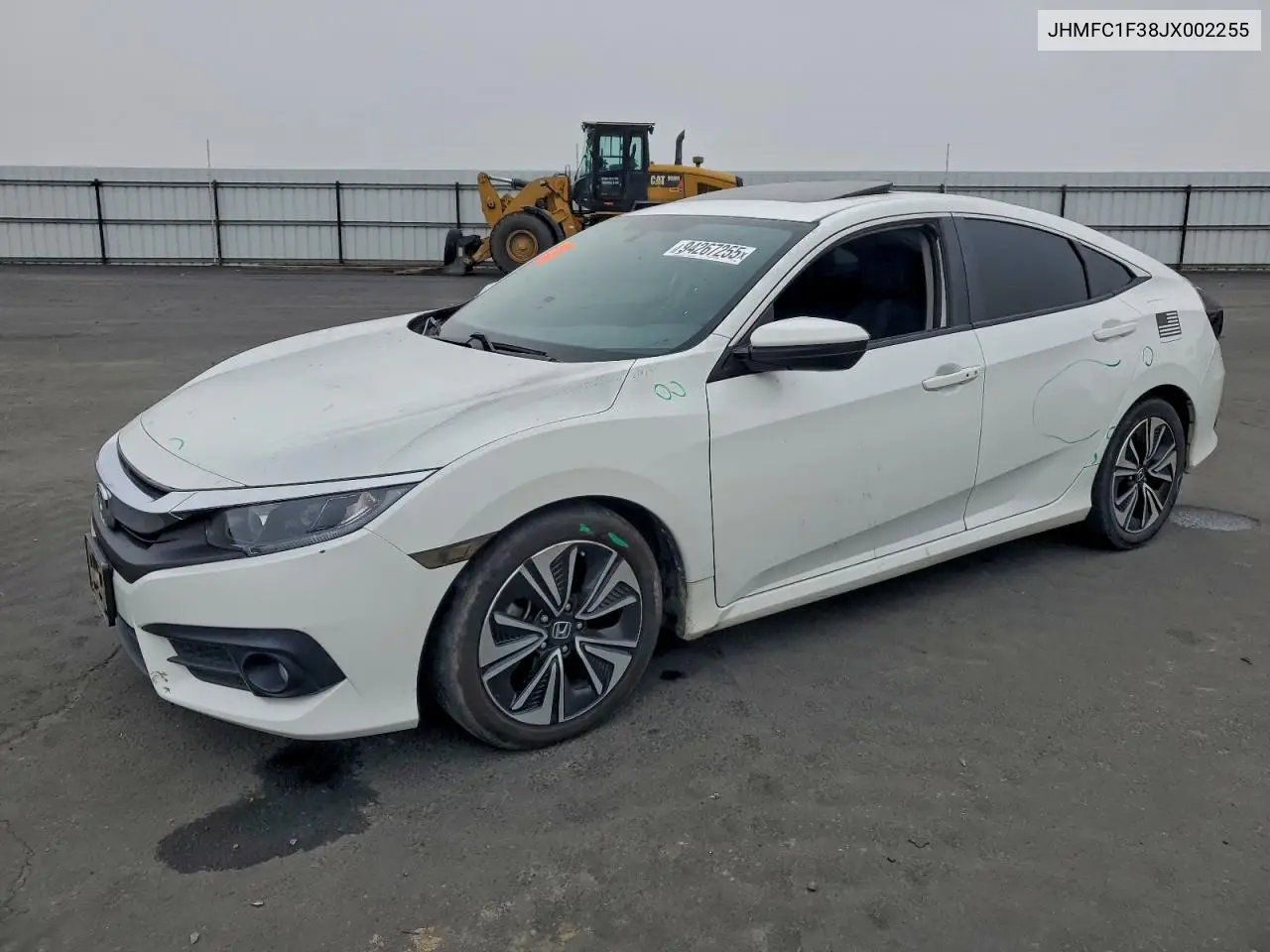 JHMFC1F38JX002255 2018 Honda Civic Ex