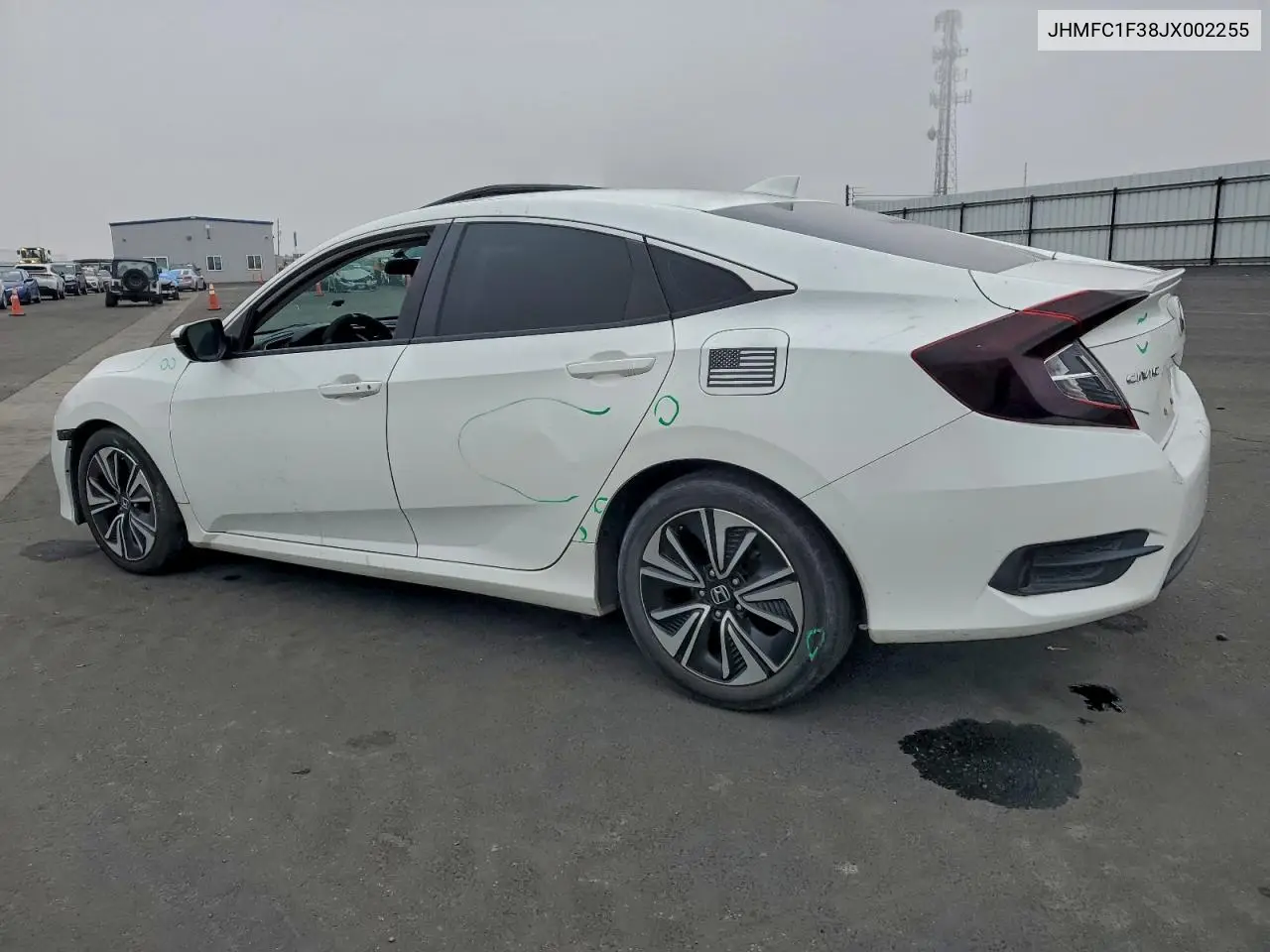 JHMFC1F38JX002255 2018 Honda Civic Ex