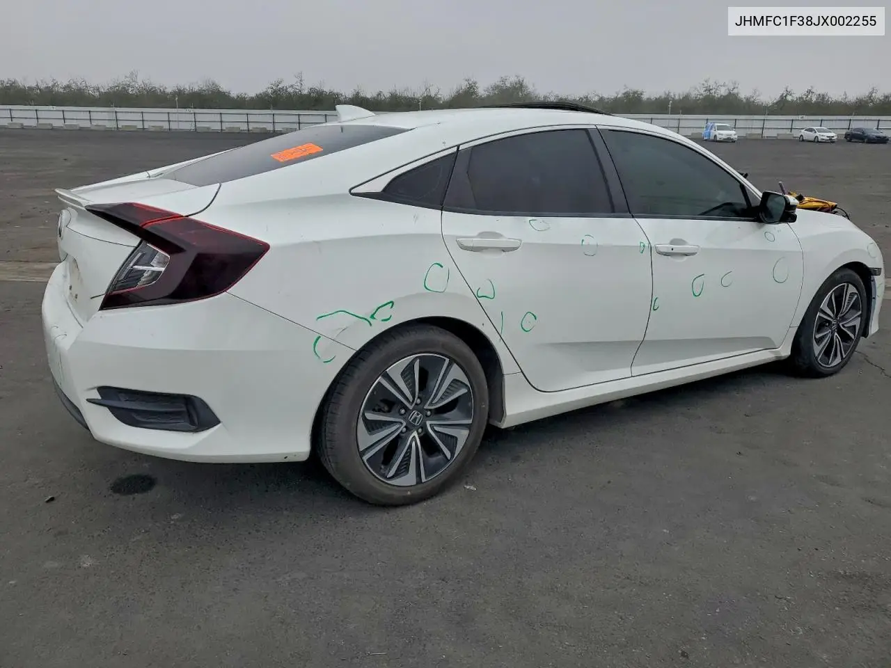 JHMFC1F38JX002255 2018 Honda Civic Ex