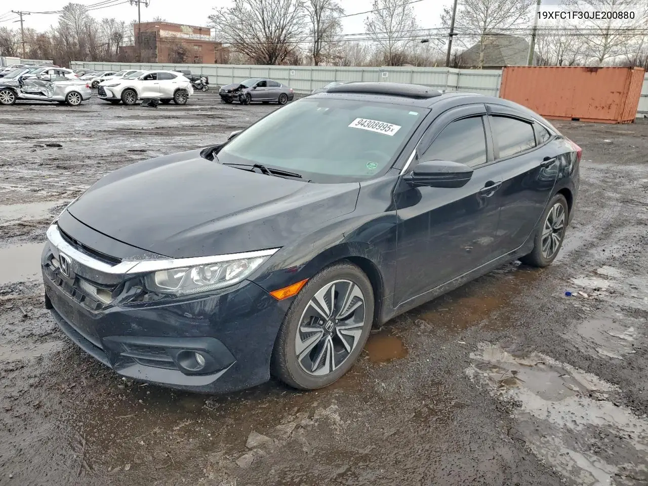 19XFC1F30JE200880 2018 Honda Civic Ex