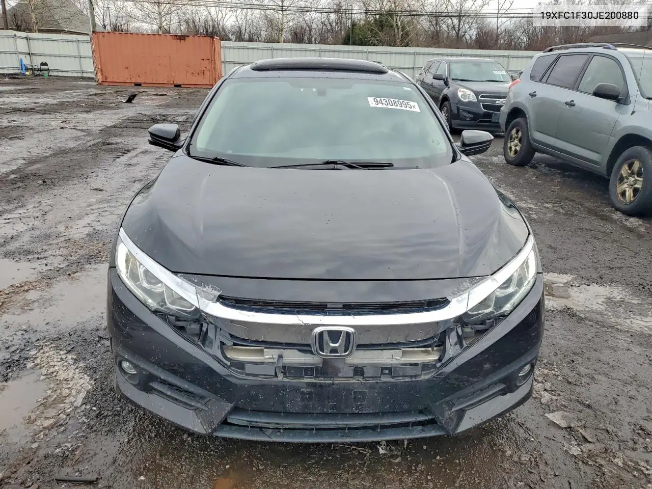 19XFC1F30JE200880 2018 Honda Civic Ex
