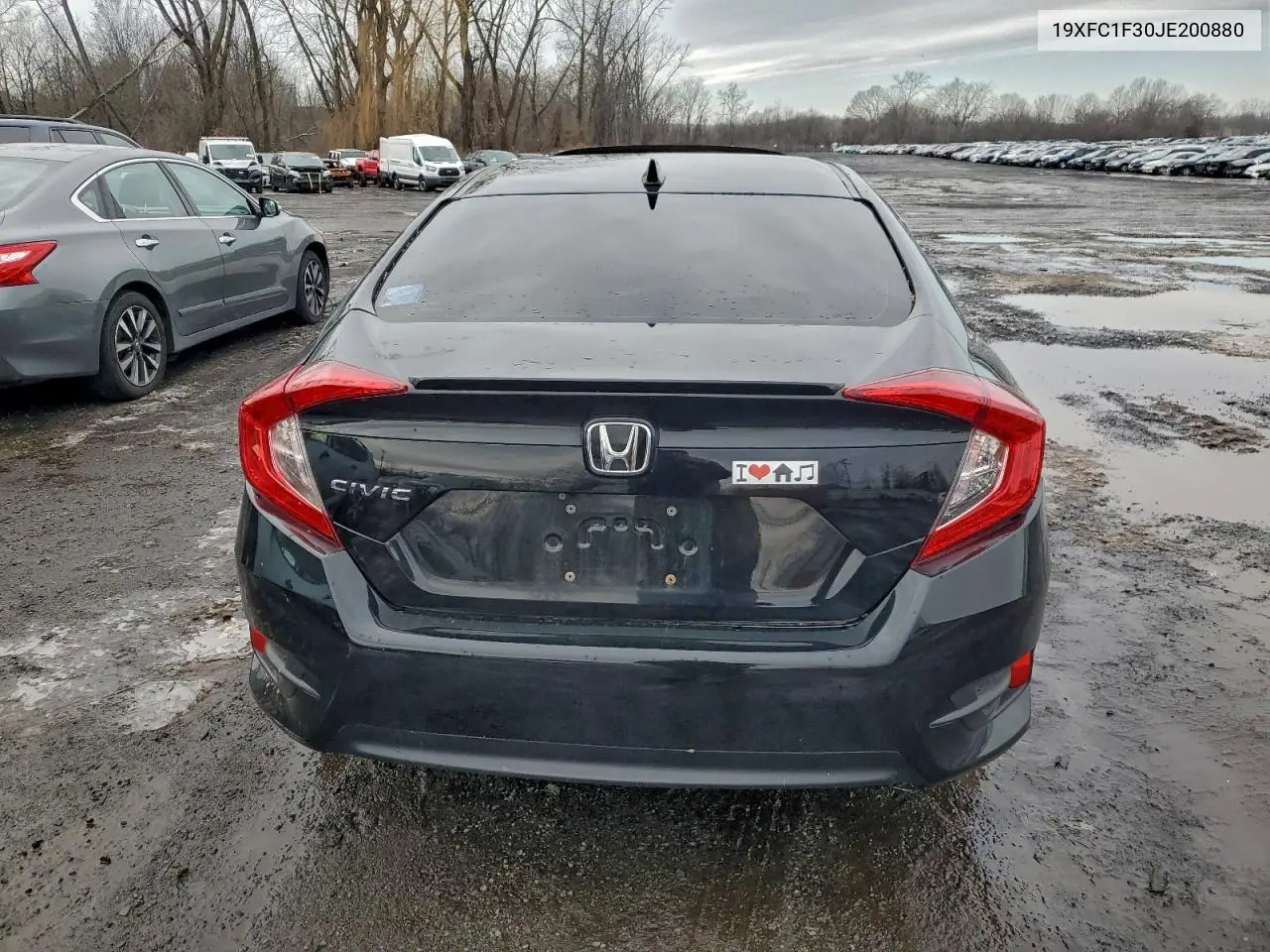 19XFC1F30JE200880 2018 Honda Civic Ex