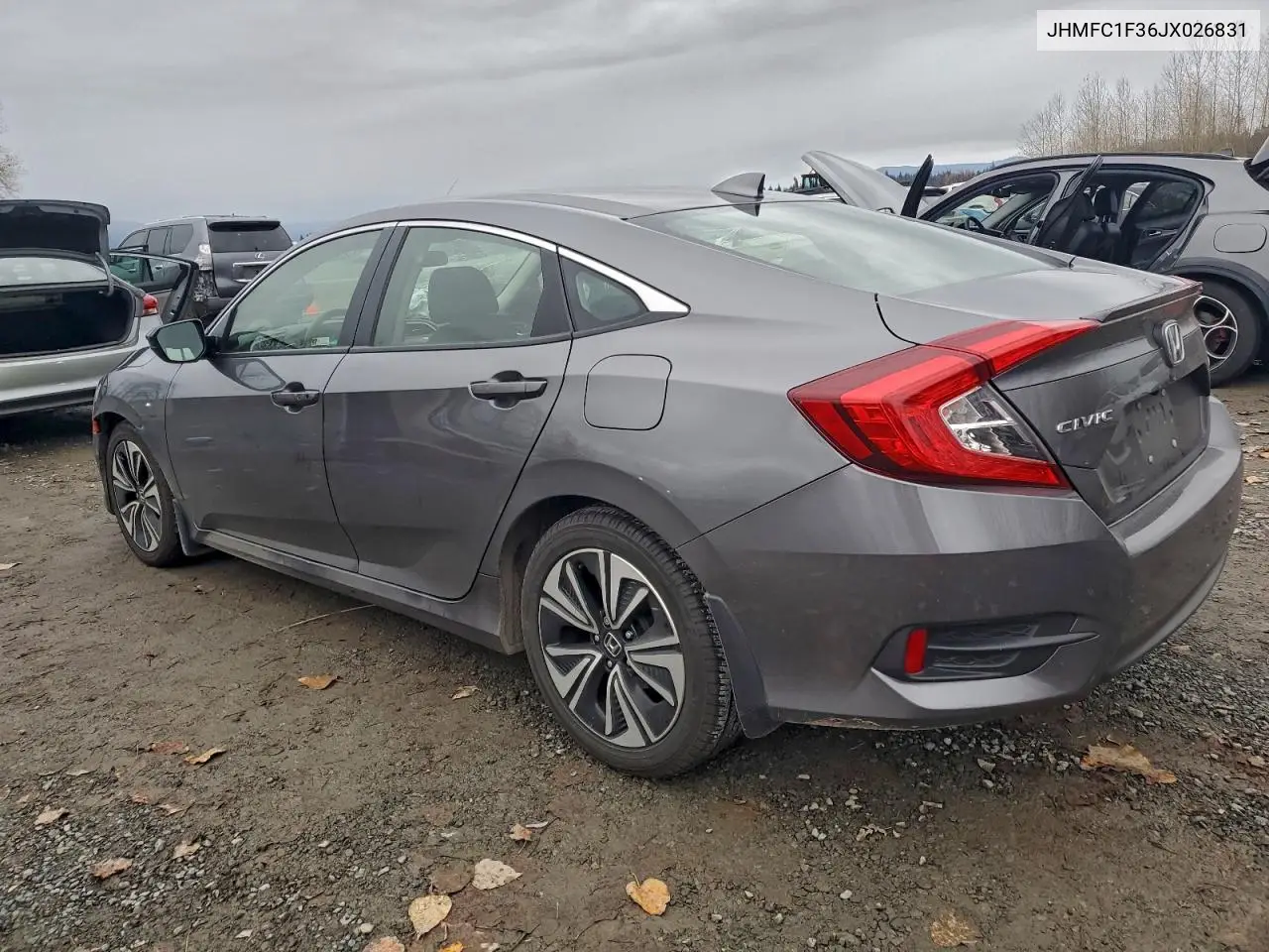 JHMFC1F36JX026831 2018 Honda Civic Ex