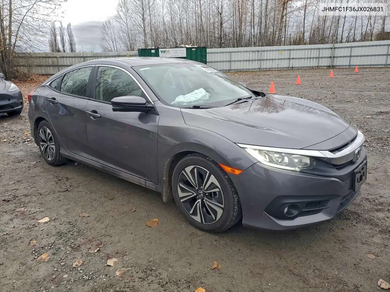 JHMFC1F36JX026831 2018 Honda Civic Ex