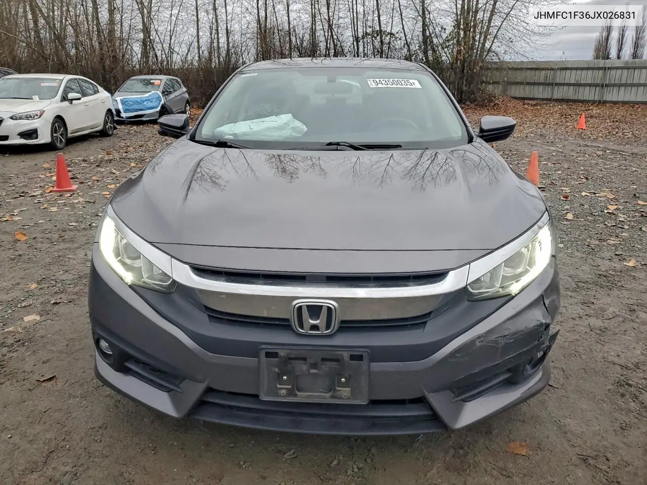JHMFC1F36JX026831 2018 Honda Civic Ex