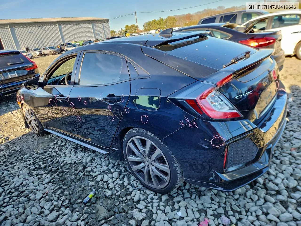 SHHFK7H47JU419646 2018 Honda Civic Sport