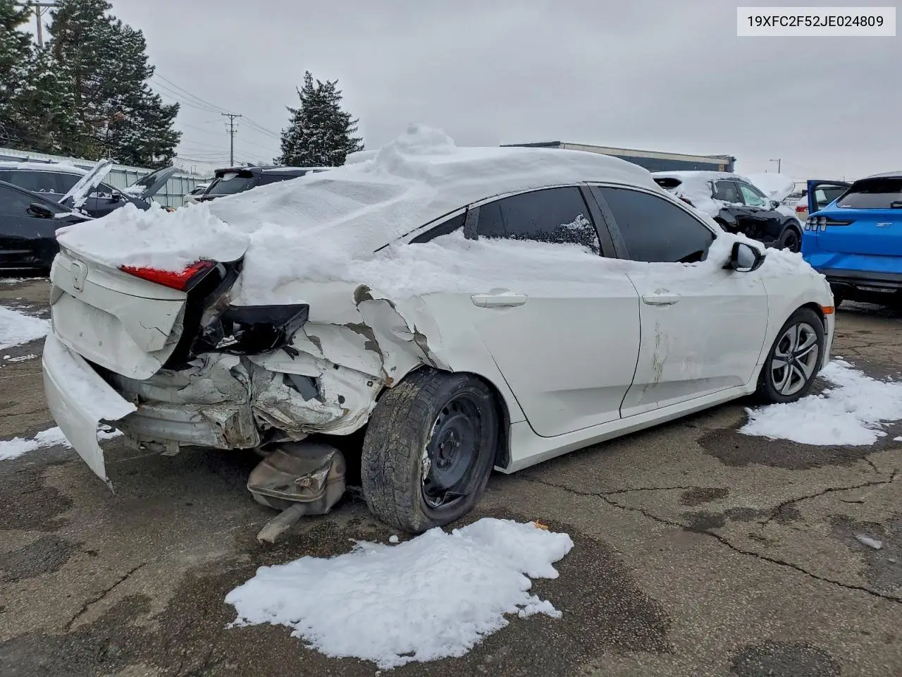 19XFC2F52JE024809 2018 Honda Civic Lx