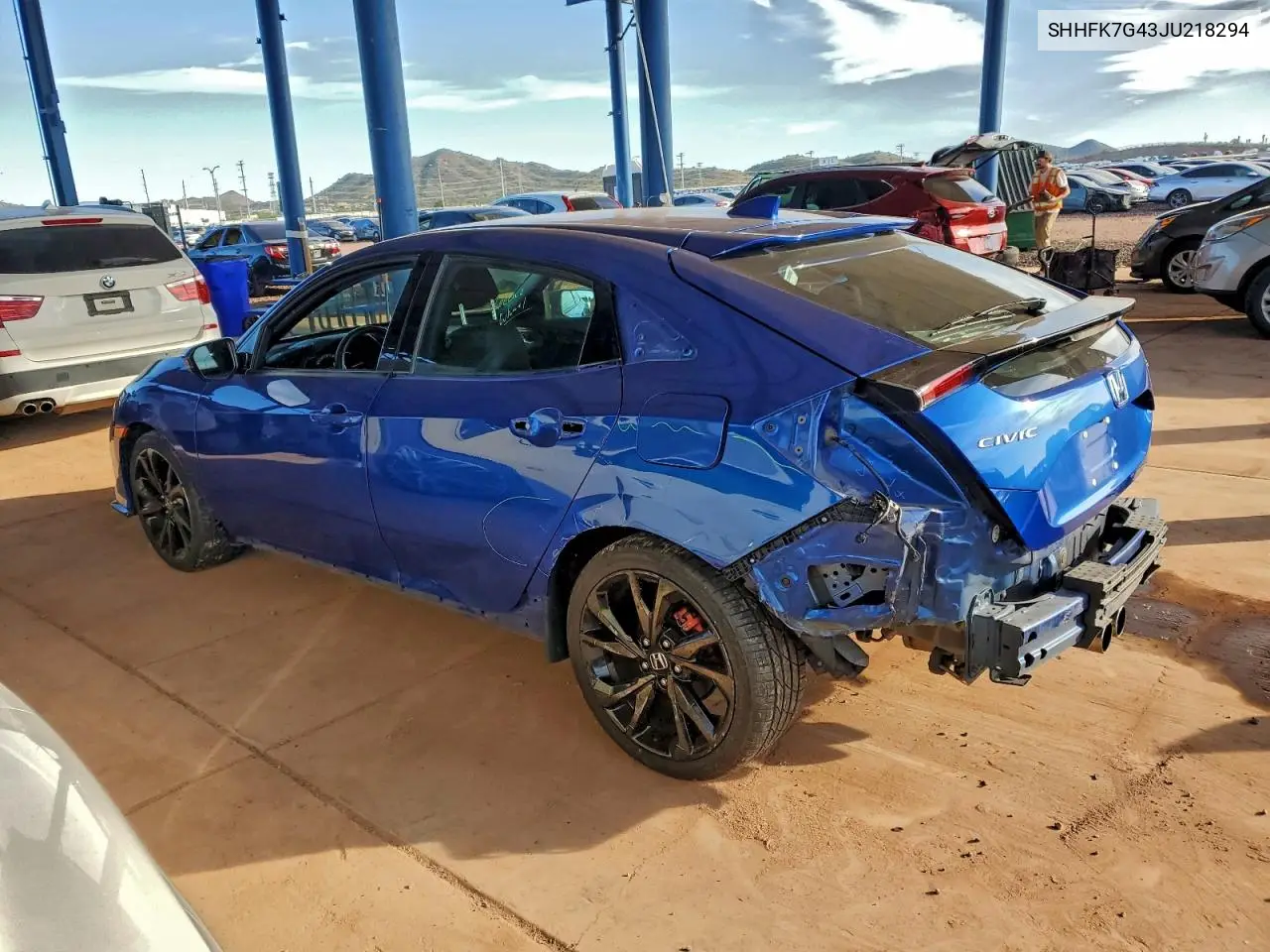 SHHFK7G43JU218294 2018 Honda Civic Sport