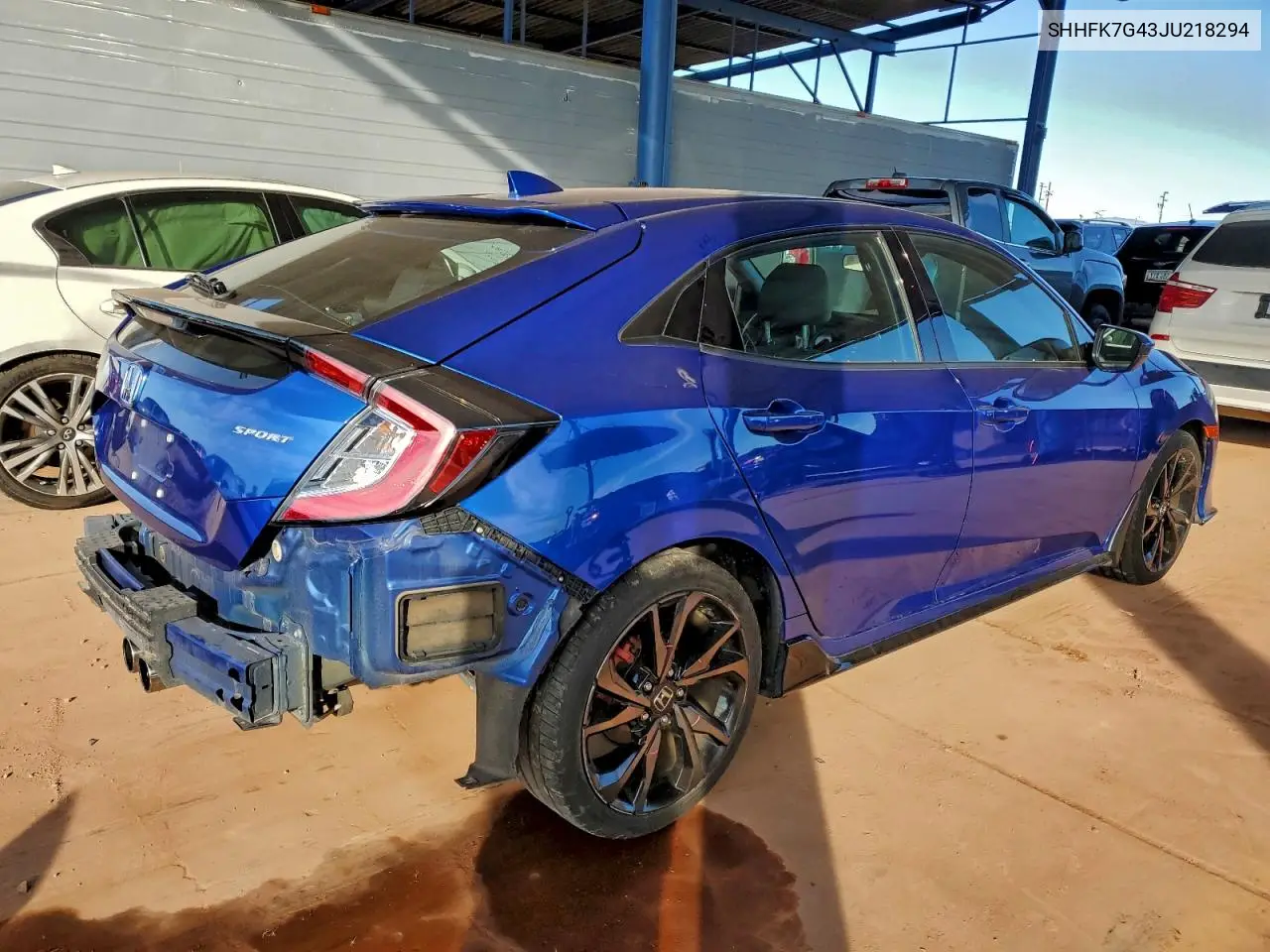 SHHFK7G43JU218294 2018 Honda Civic Sport