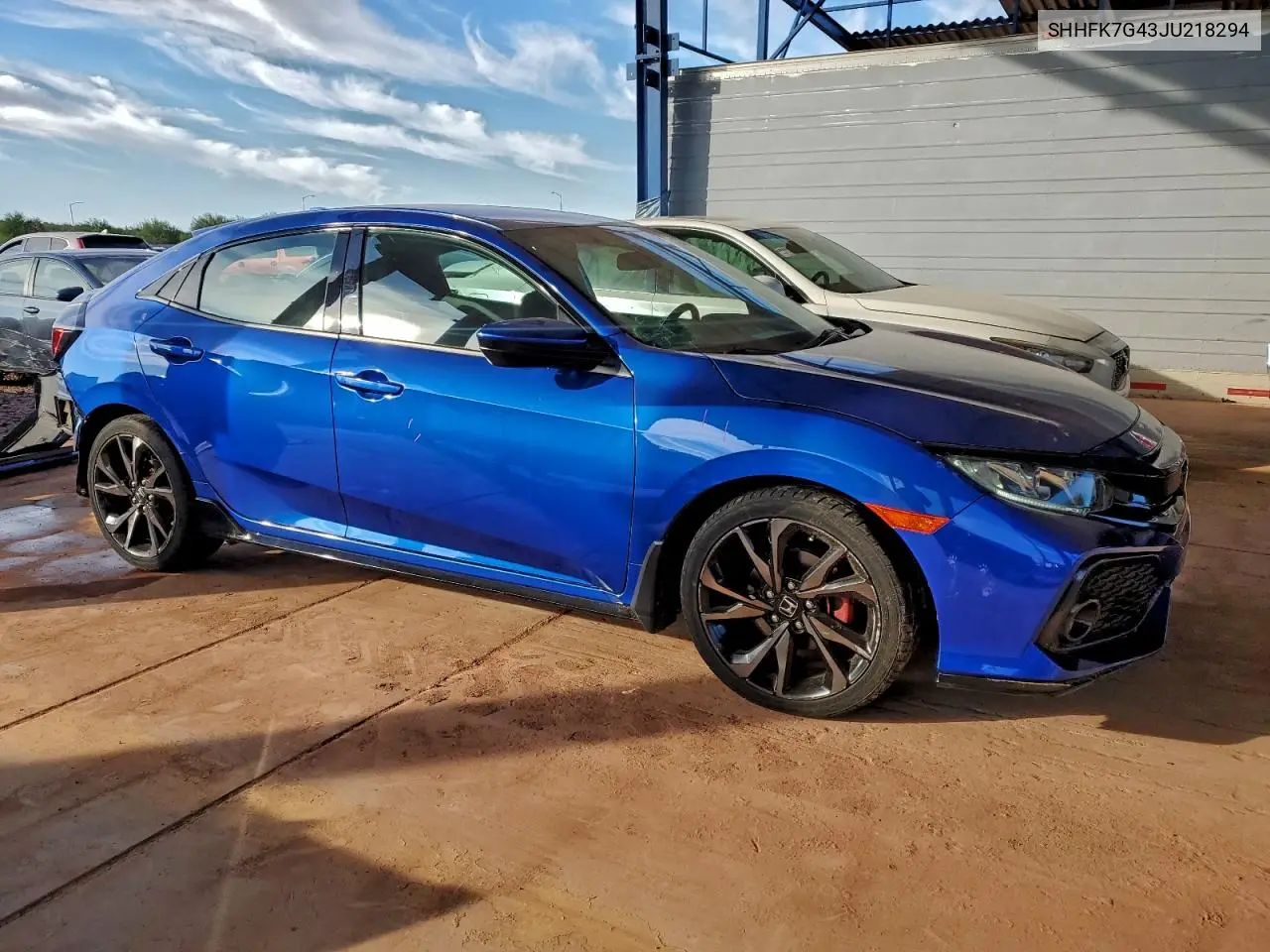 SHHFK7G43JU218294 2018 Honda Civic Sport