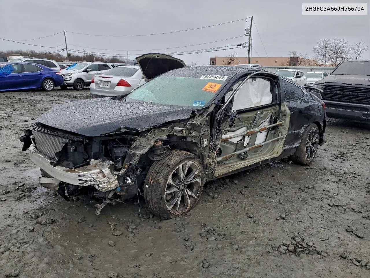2HGFC3A56JH756704 2018 Honda Civic Si
