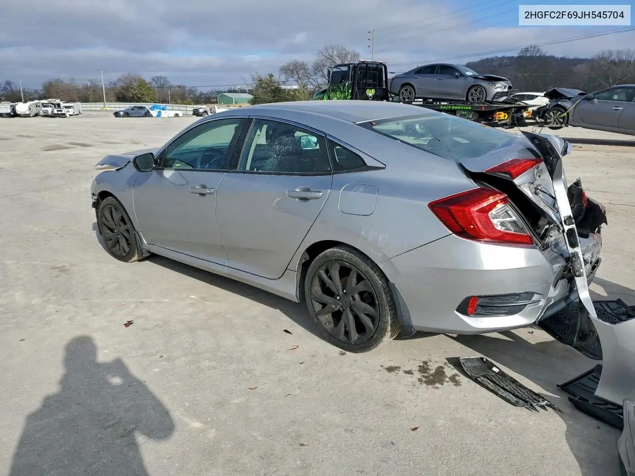 2HGFC2F69JH545704 2018 Honda Civic Lx