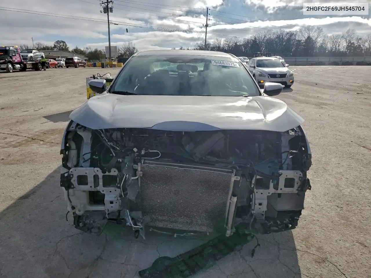 2HGFC2F69JH545704 2018 Honda Civic Lx