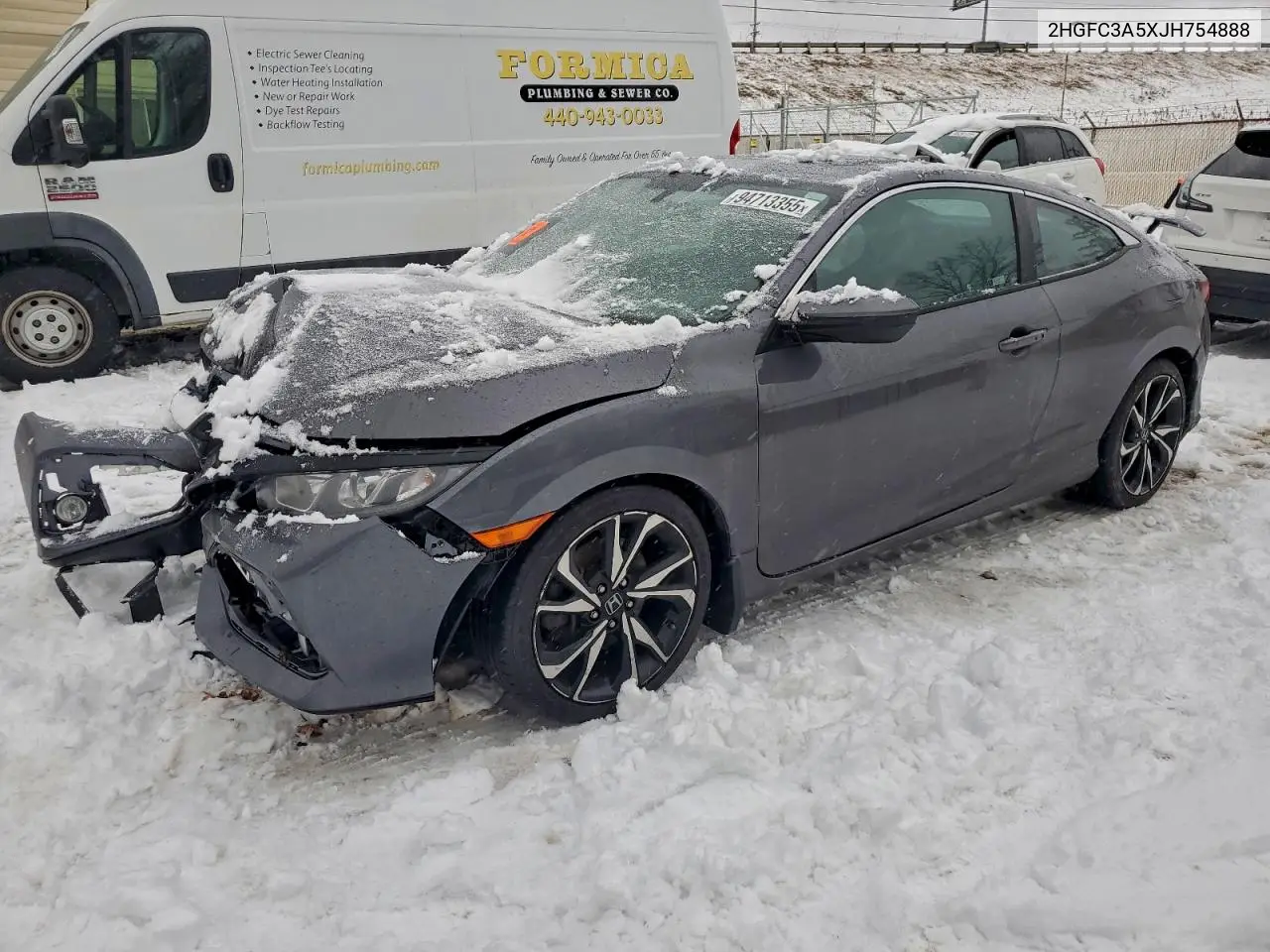 2HGFC3A5XJH754888 2018 Honda Civic Si
