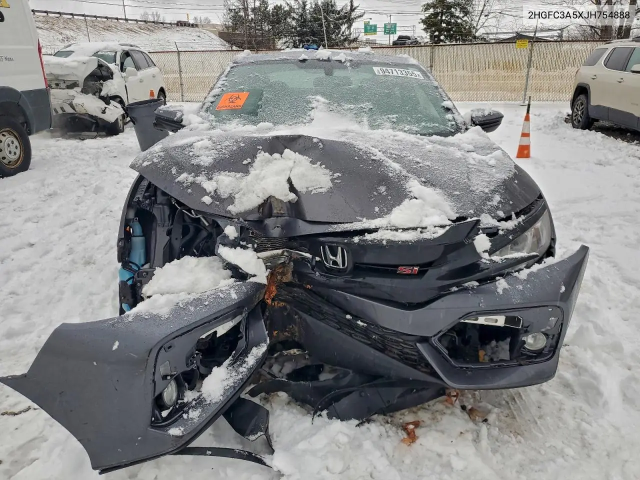 2HGFC3A5XJH754888 2018 Honda Civic Si