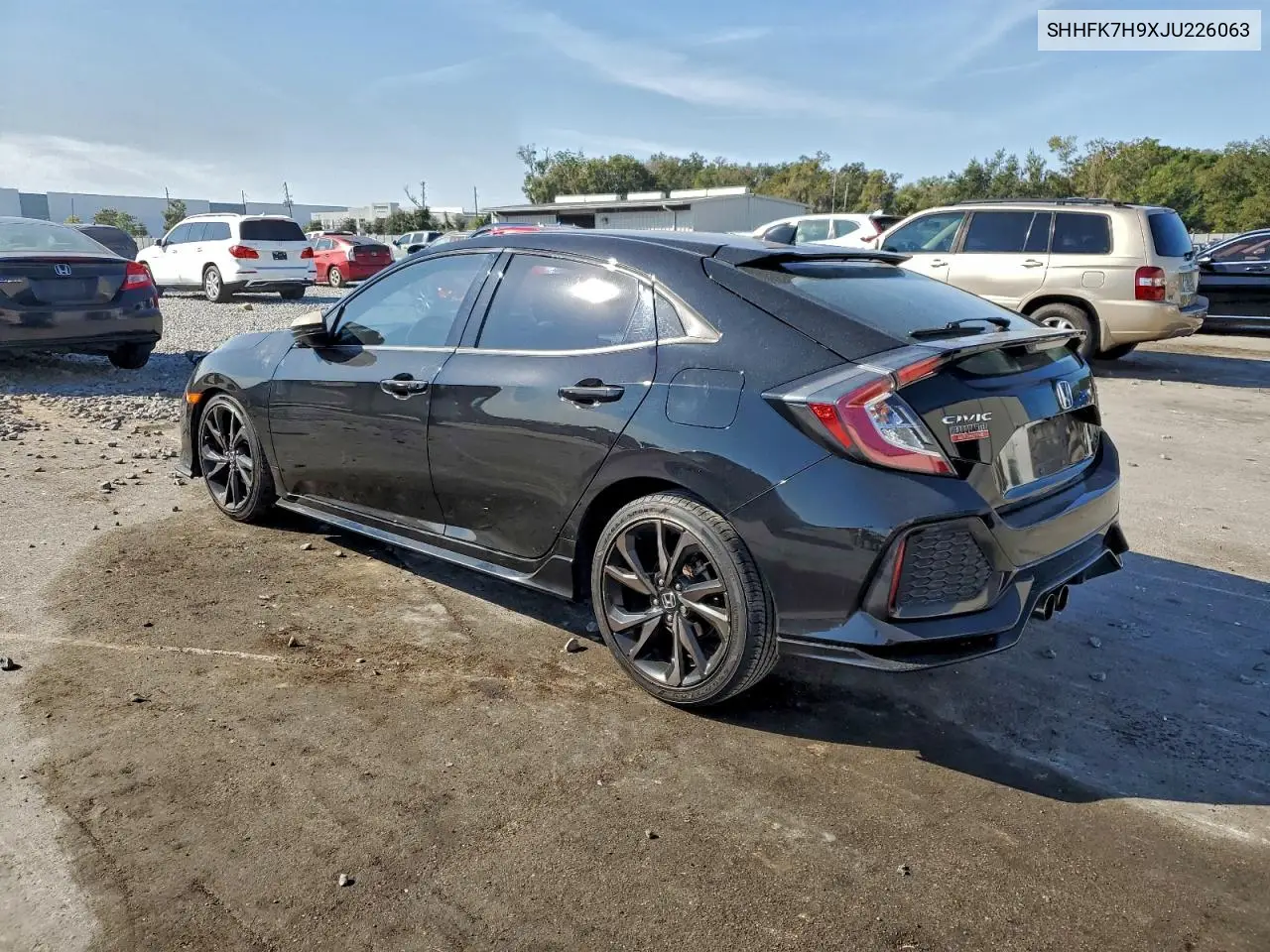 SHHFK7H9XJU226063 2018 Honda Civic Sport Touring