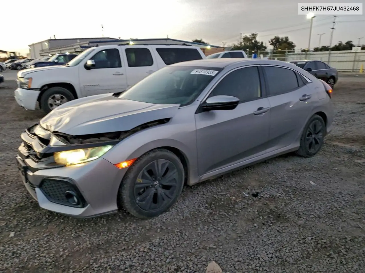 SHHFK7H57JU432468 2018 Honda Civic Ex