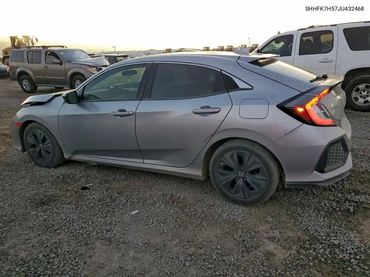 SHHFK7H57JU432468 2018 Honda Civic Ex