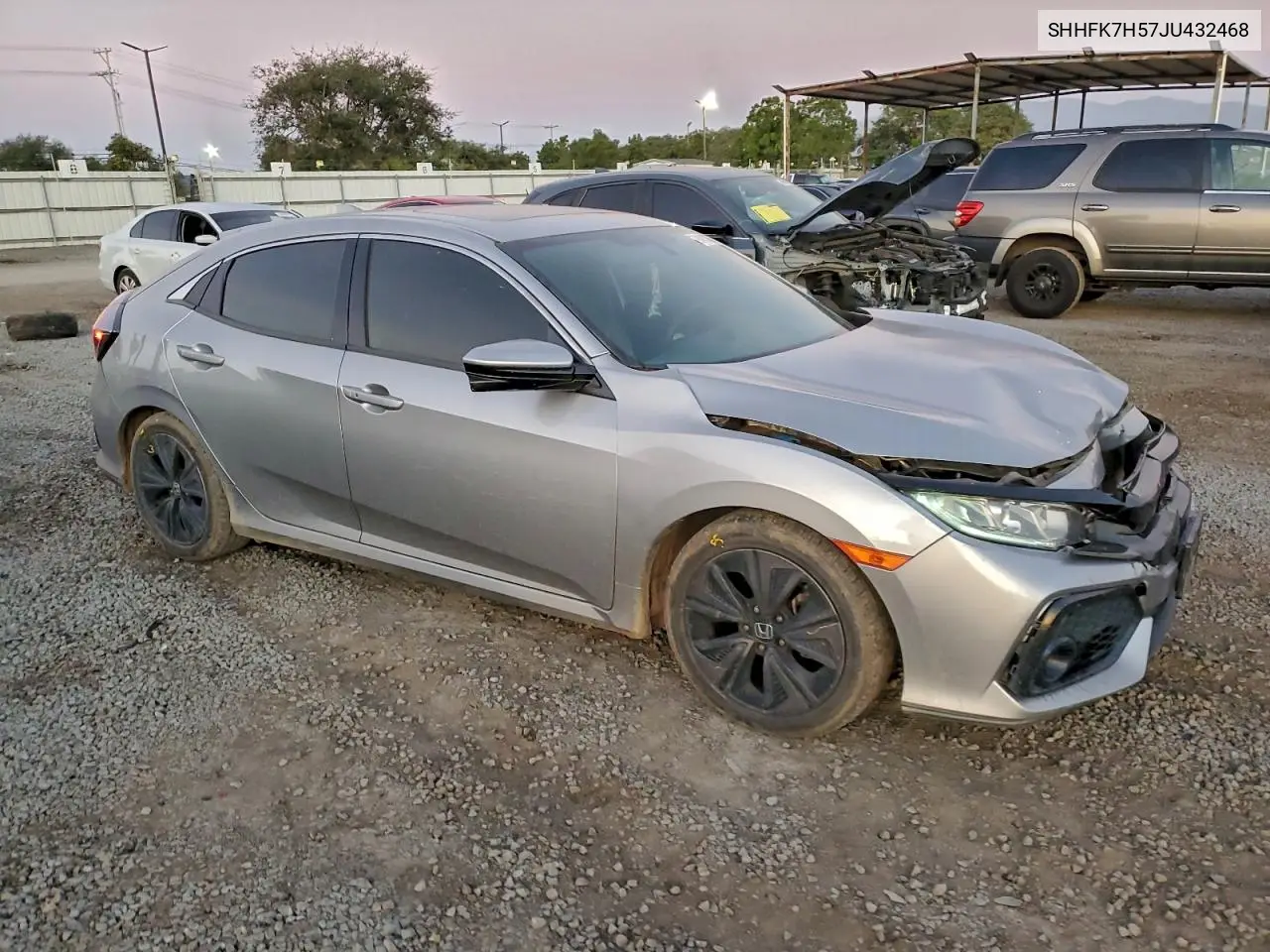 SHHFK7H57JU432468 2018 Honda Civic Ex