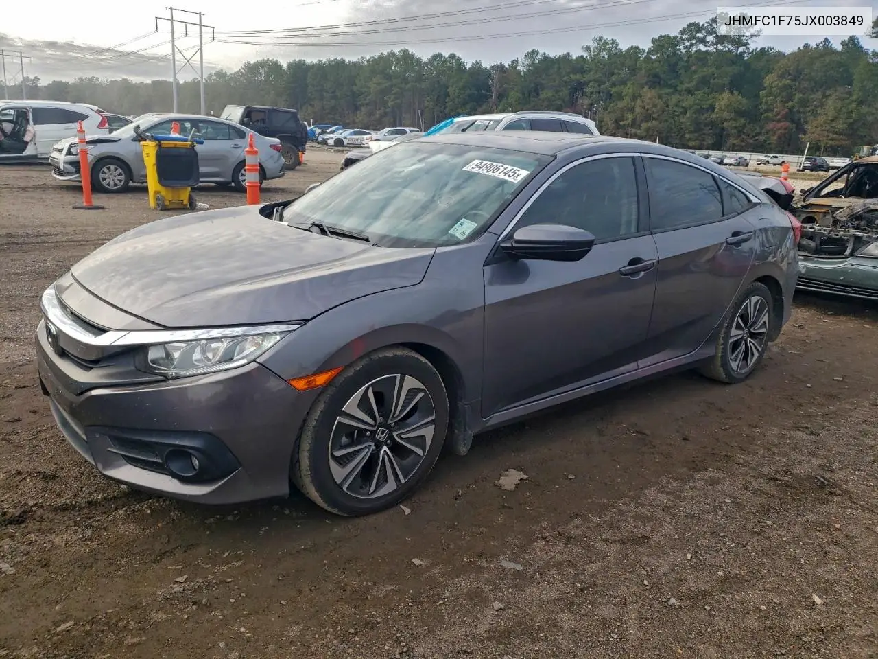 JHMFC1F75JX003849 2018 Honda Civic Exl