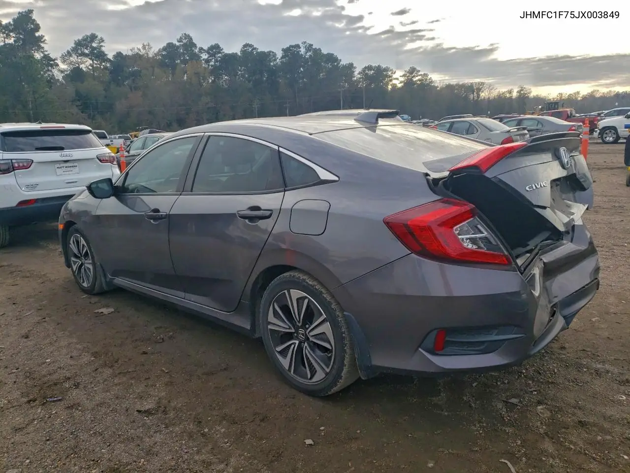JHMFC1F75JX003849 2018 Honda Civic Exl