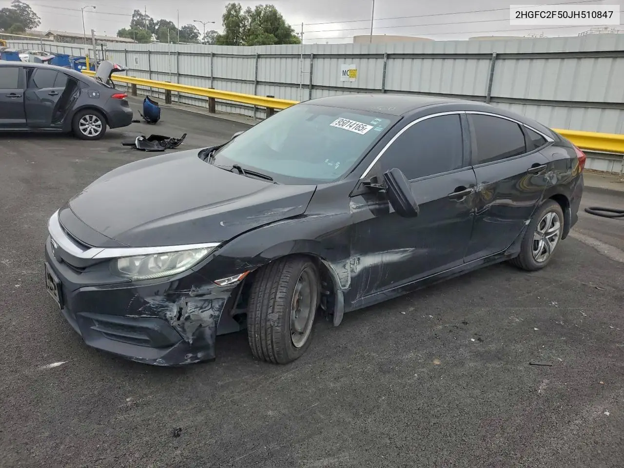 2HGFC2F50JH510847 2018 Honda Civic Lx