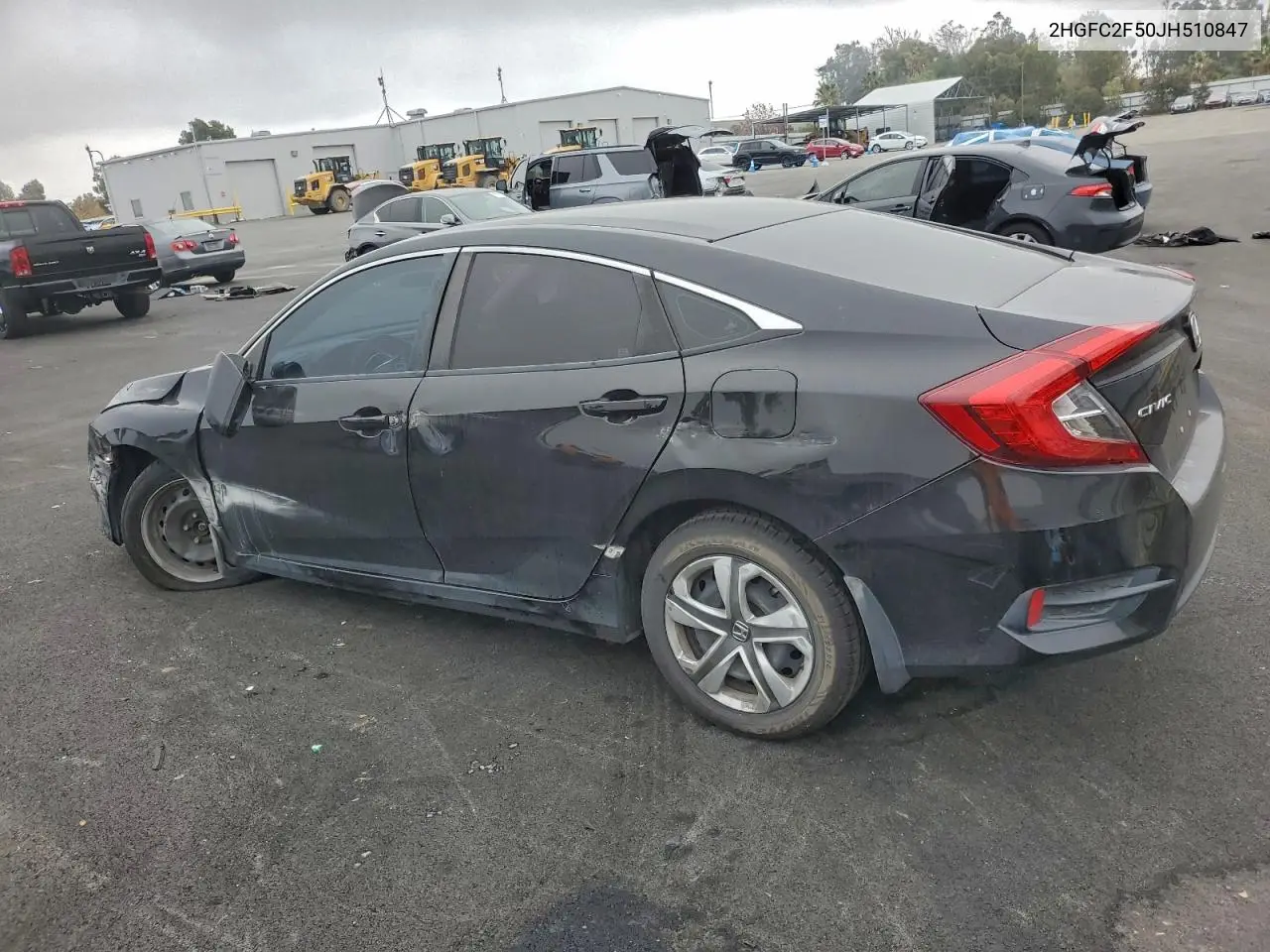 2HGFC2F50JH510847 2018 Honda Civic Lx