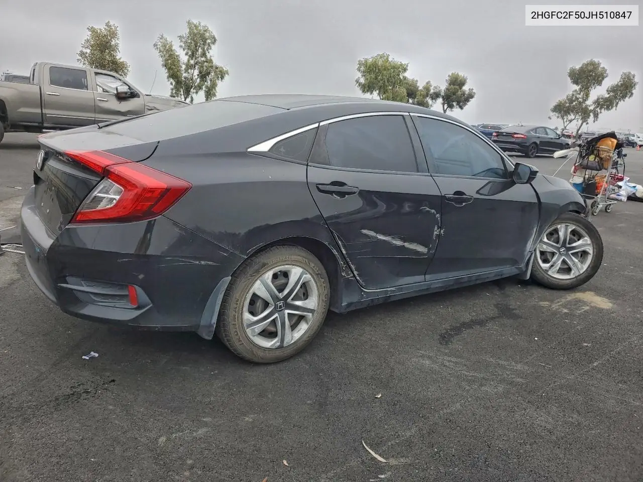 2HGFC2F50JH510847 2018 Honda Civic Lx