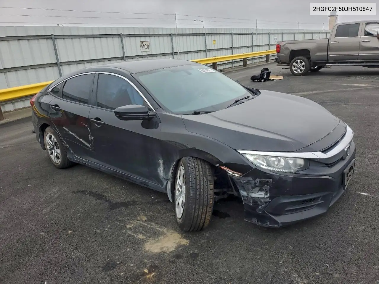 2HGFC2F50JH510847 2018 Honda Civic Lx