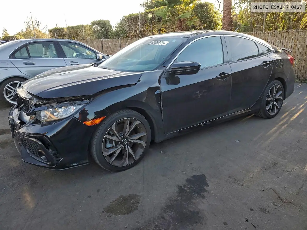 2HGFC1E5XJH710467 2018 Honda Civic Si