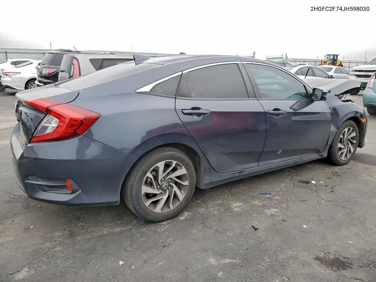 2HGFC2F74JH598030 2018 Honda Civic Ex