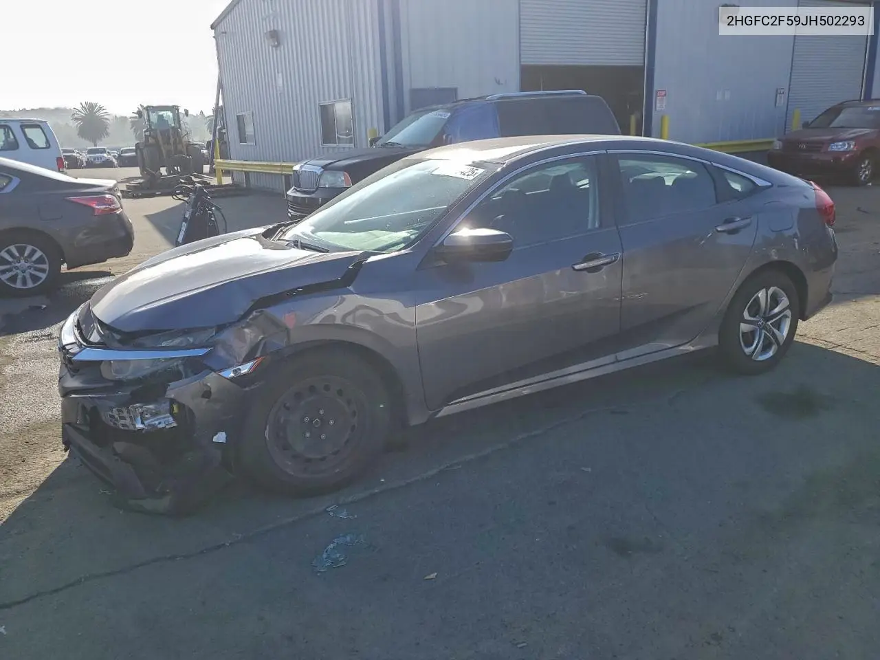 2HGFC2F59JH502293 2018 Honda Civic Lx
