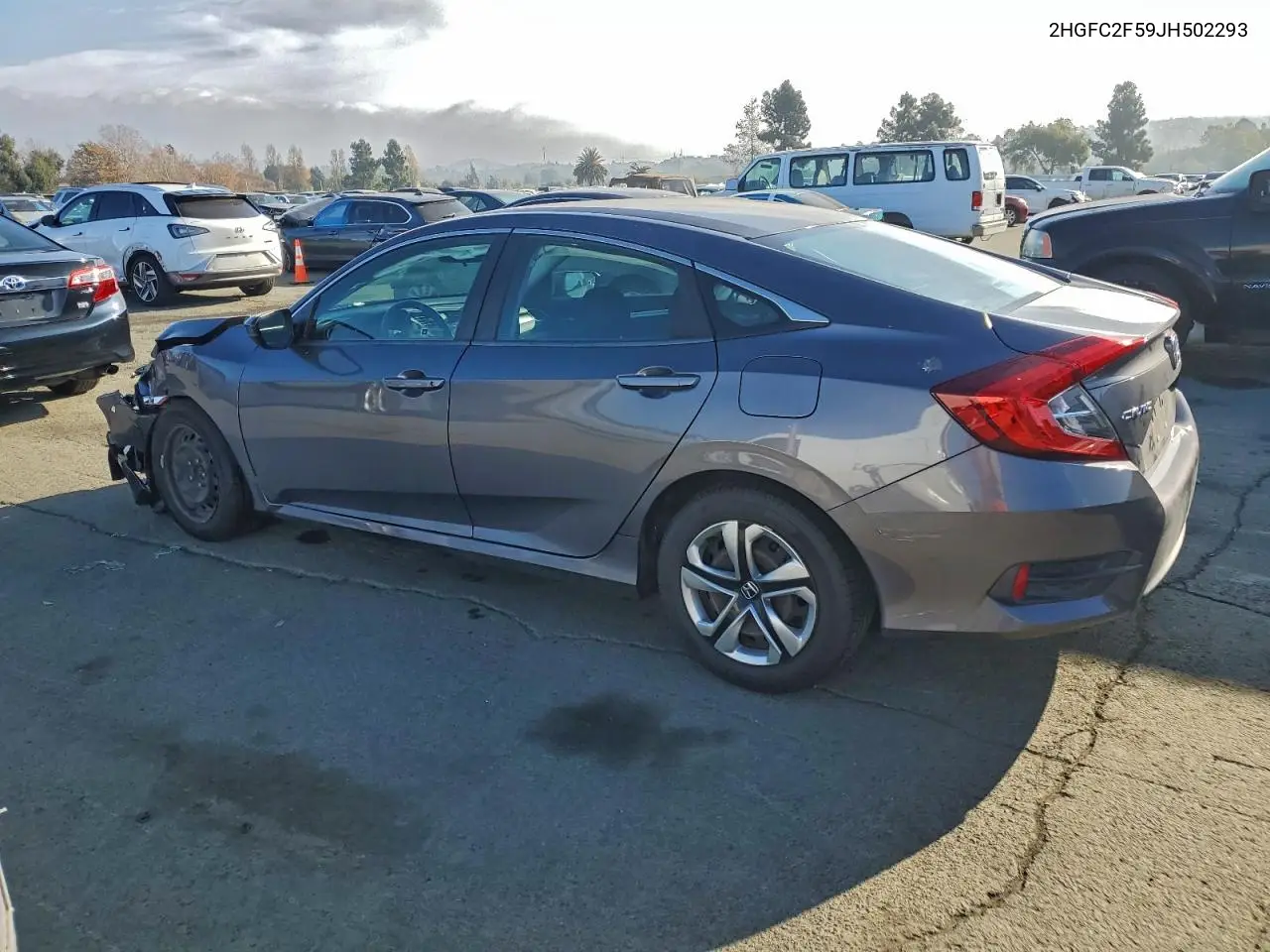 2HGFC2F59JH502293 2018 Honda Civic Lx