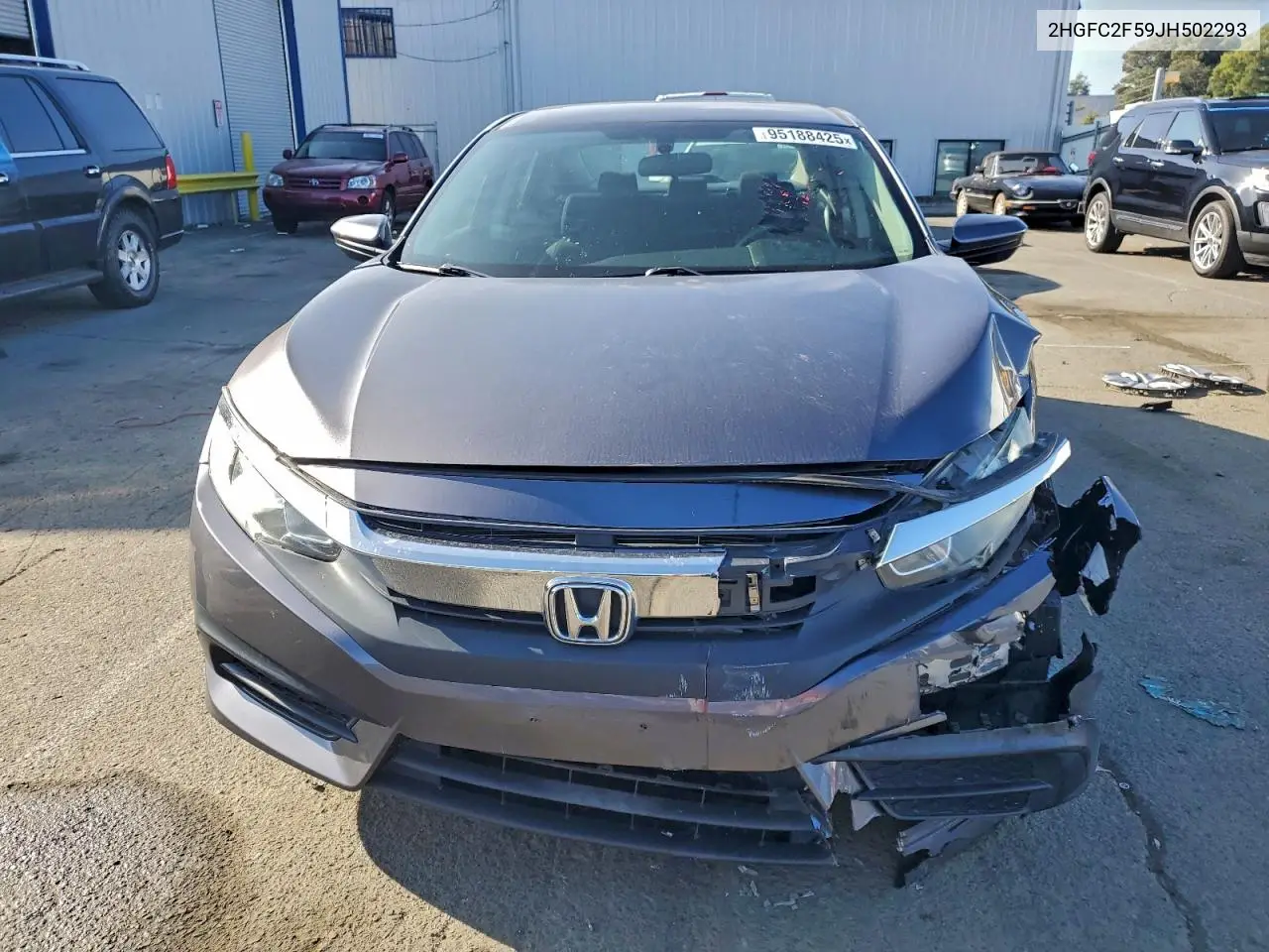 2HGFC2F59JH502293 2018 Honda Civic Lx