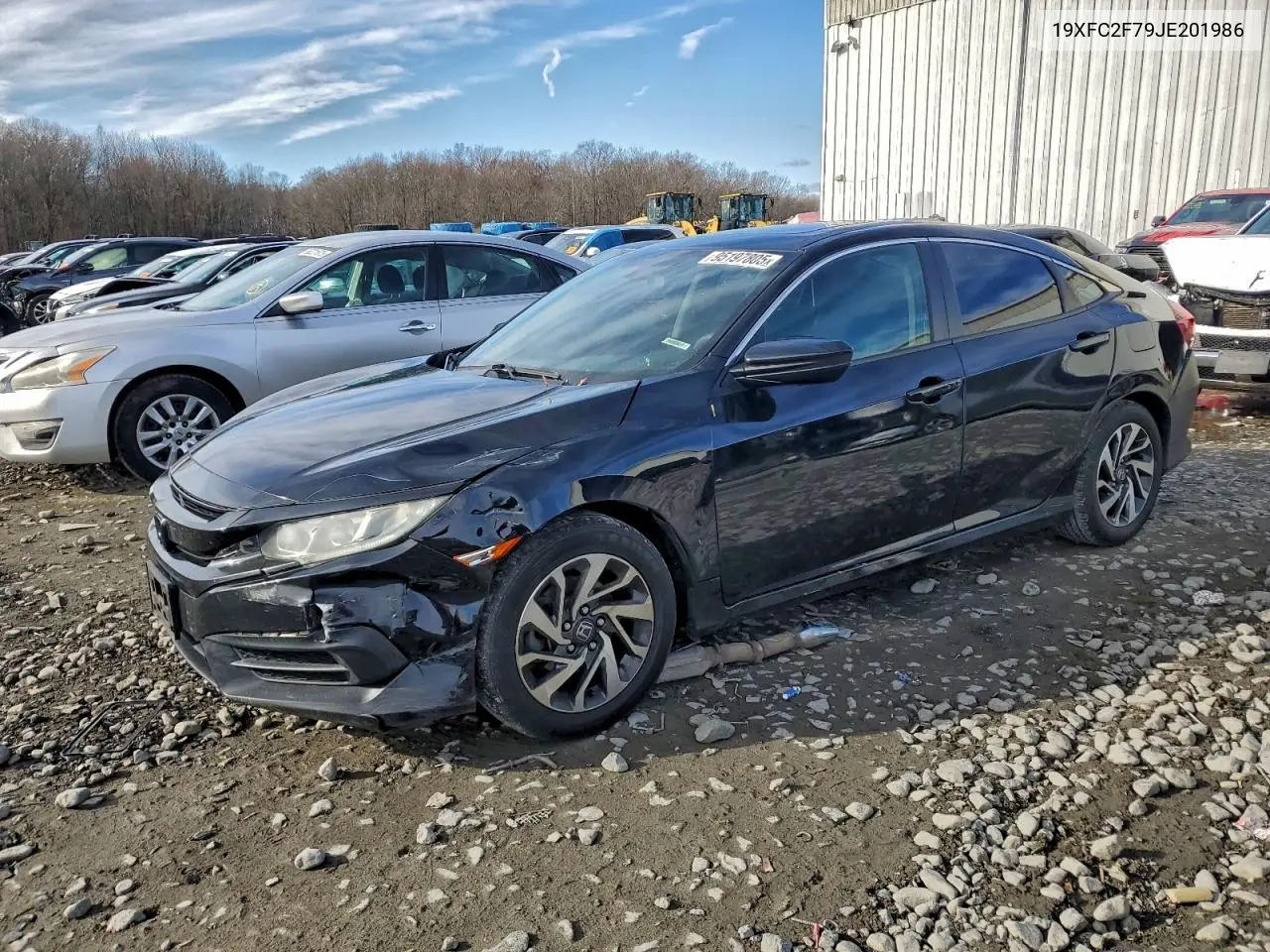 19XFC2F79JE201986 2018 Honda Civic Ex