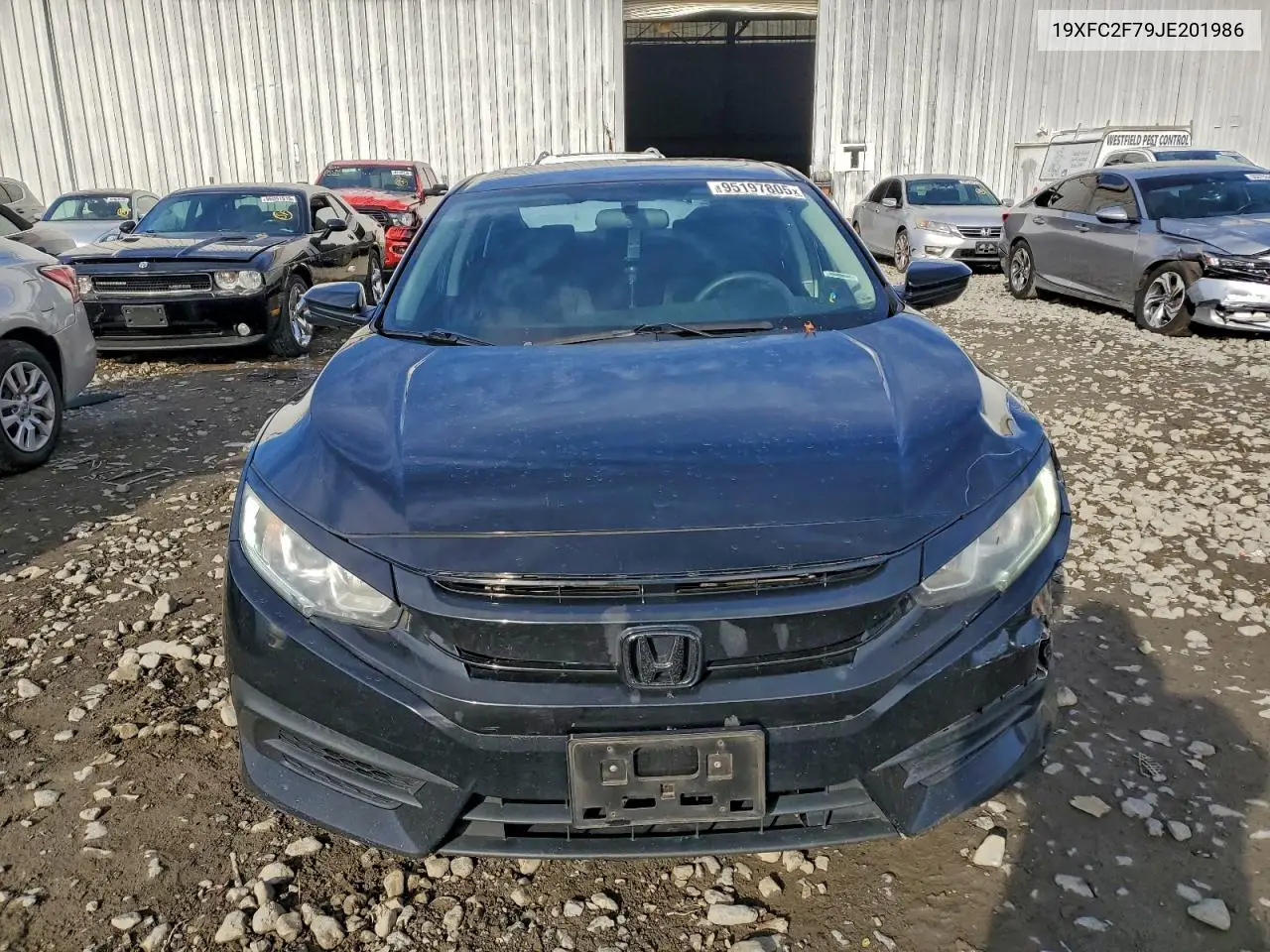 19XFC2F79JE201986 2018 Honda Civic Ex