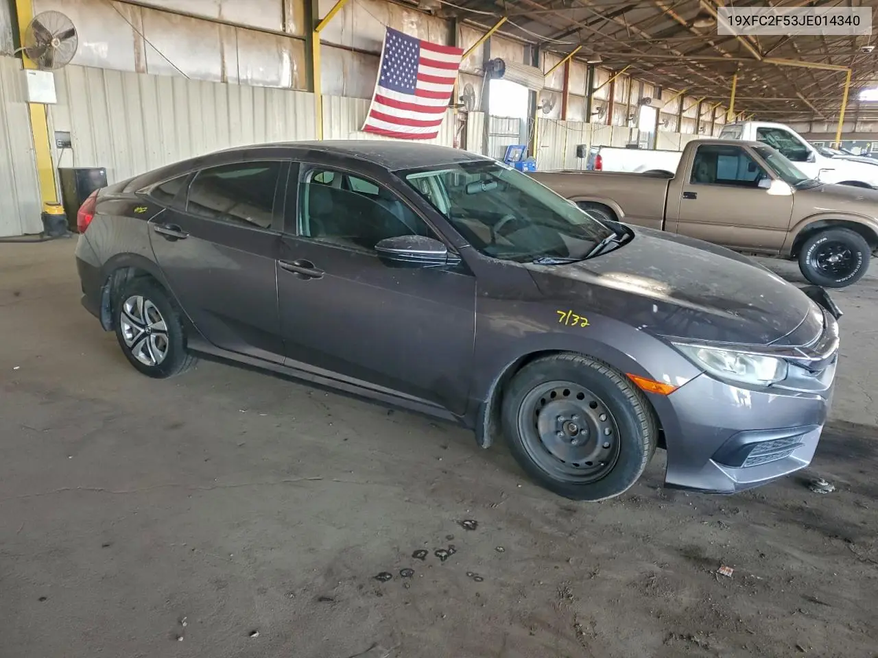 19XFC2F53JE014340 2018 Honda Civic Lx
