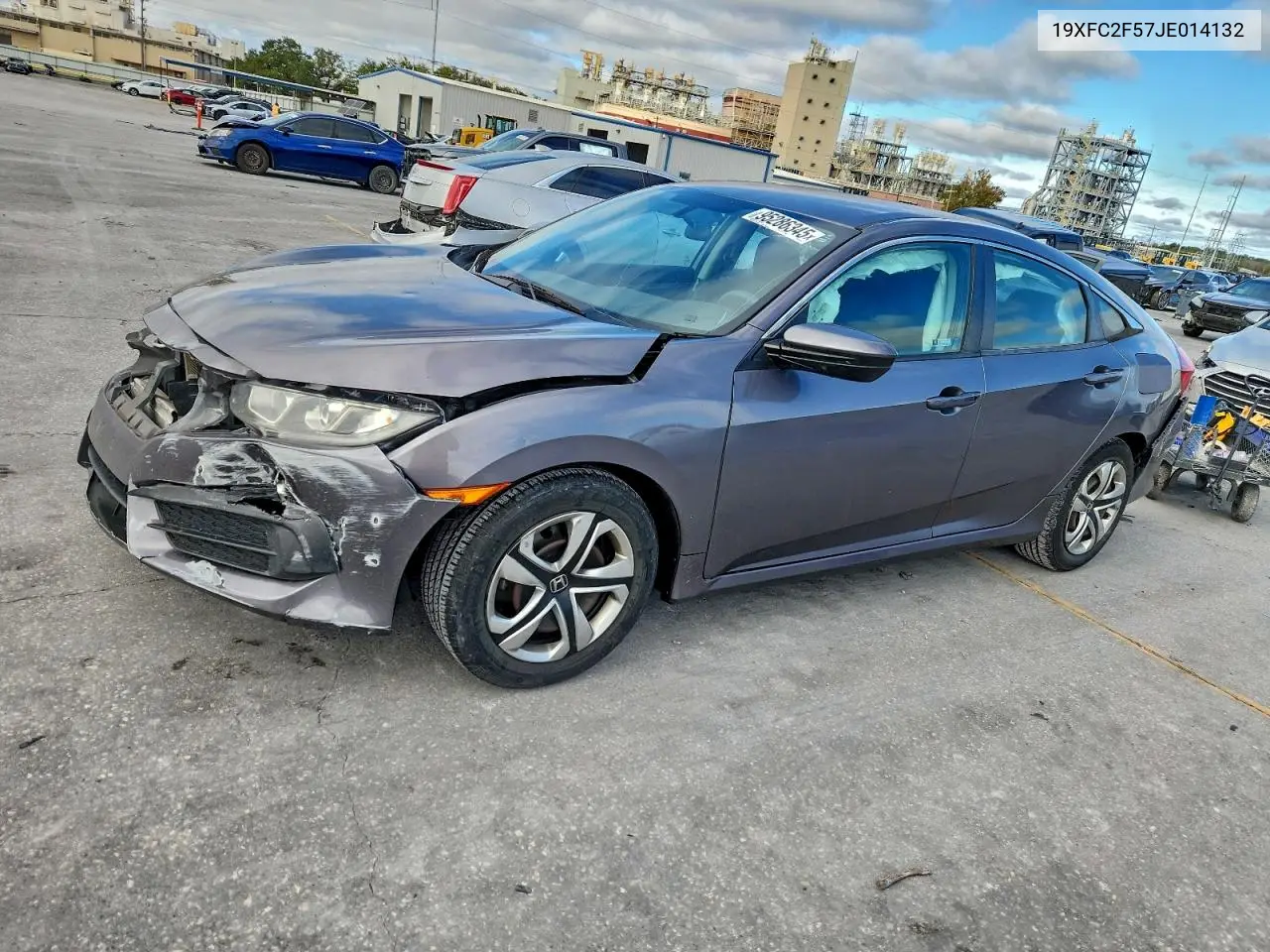19XFC2F57JE014132 2018 Honda Civic Lx