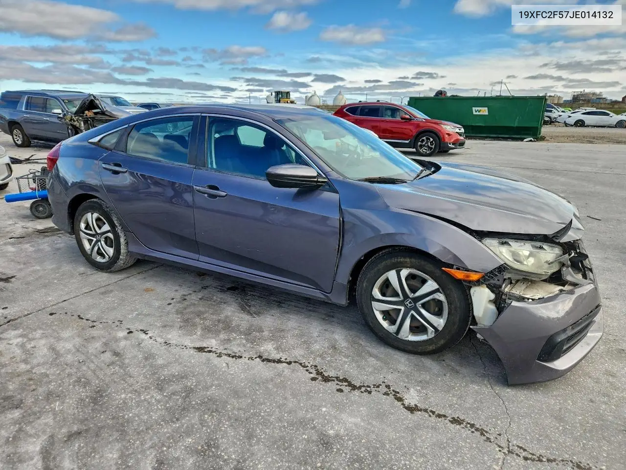 19XFC2F57JE014132 2018 Honda Civic Lx
