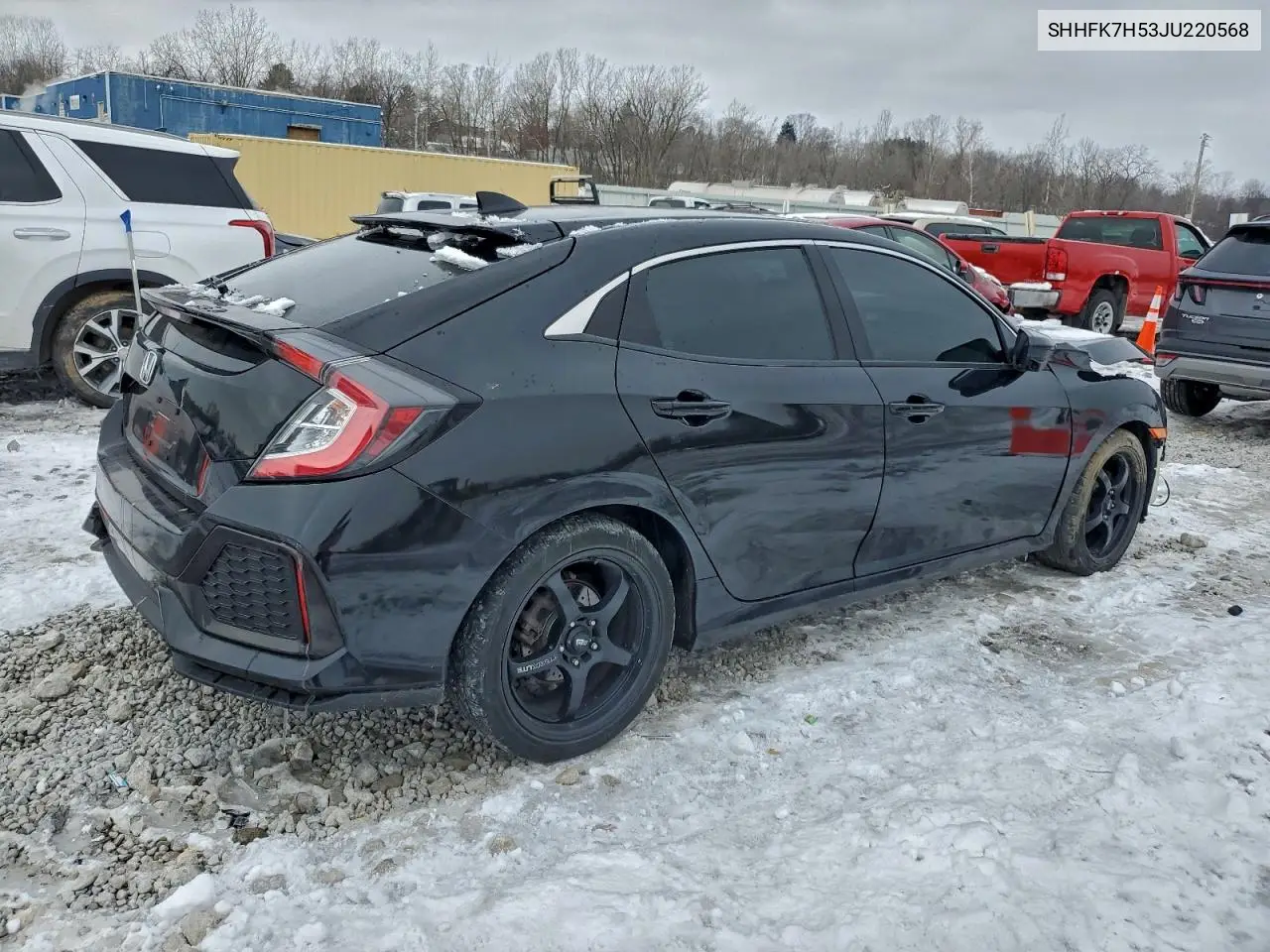 SHHFK7H53JU220568 2018 Honda Civic Ex
