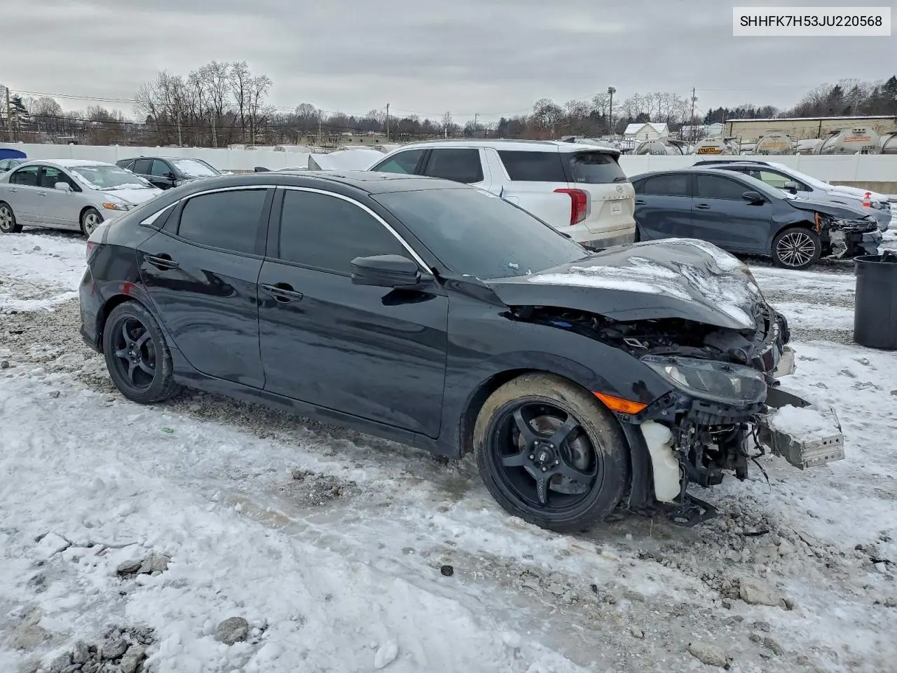 SHHFK7H53JU220568 2018 Honda Civic Ex